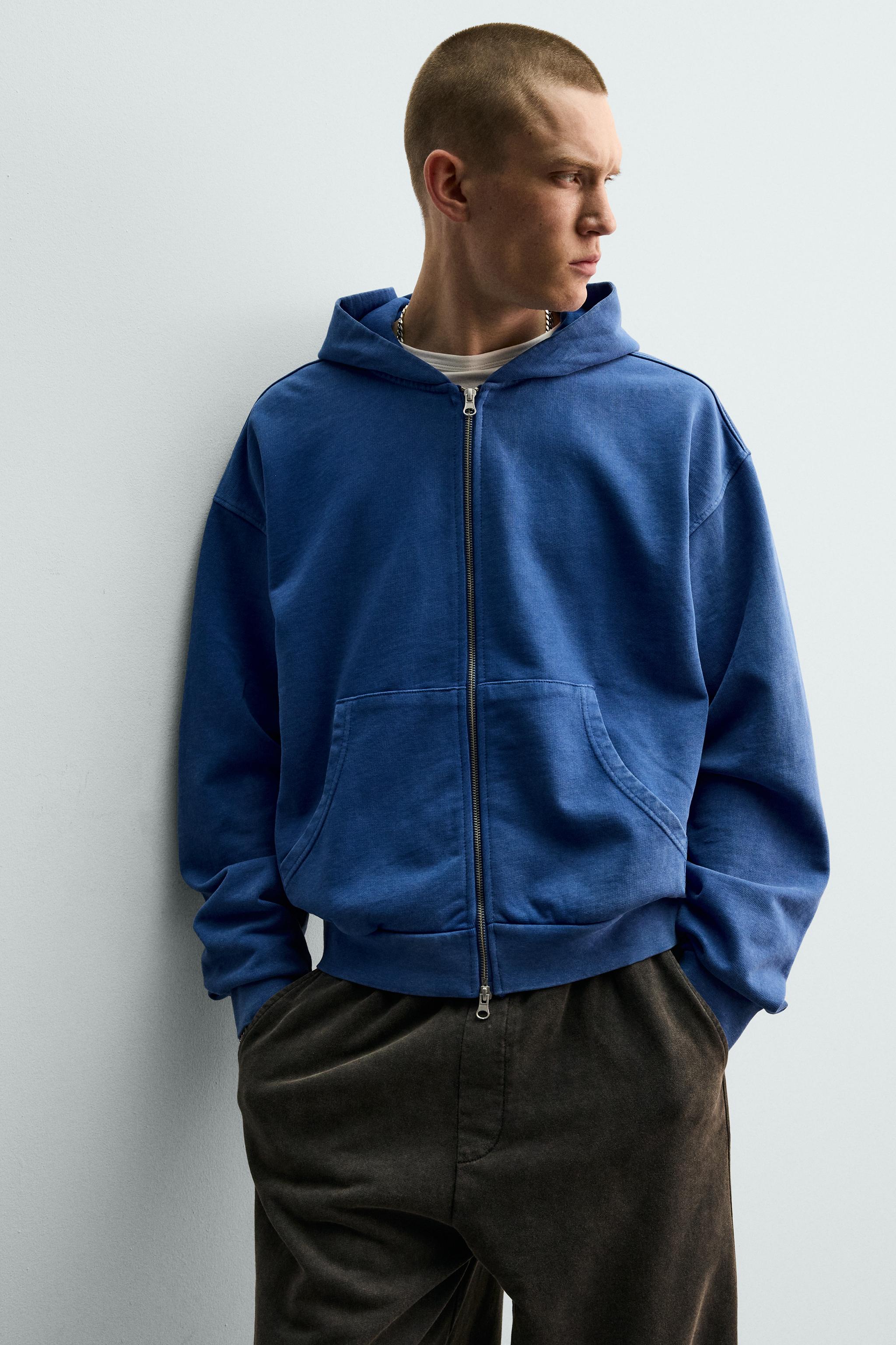 WASHED ZIP HOODIE